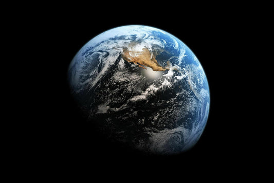 Planet Earth From Space Globe Giant Poster - A5 A4 A3 A2 A1 A0 Sizes