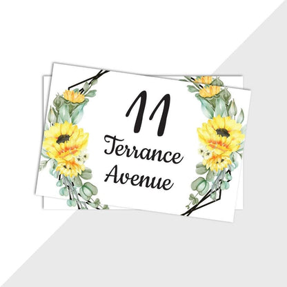 Wheelie Bin Custom House Address Numbers Sticker Road Dustbin Street Name