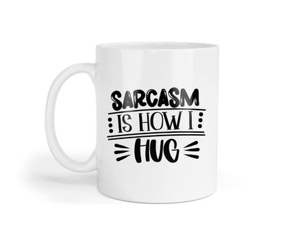 Sarcasm Is How I Hug Mug & Coaster Set: Funny Office Gift