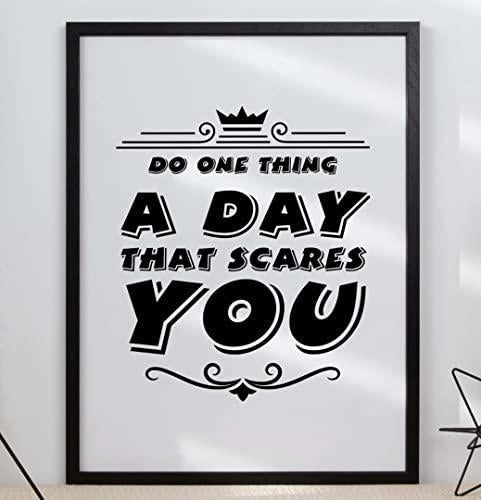 Do One Thing A Day Motivational Inspirational Love Positive Quote Poster Wall