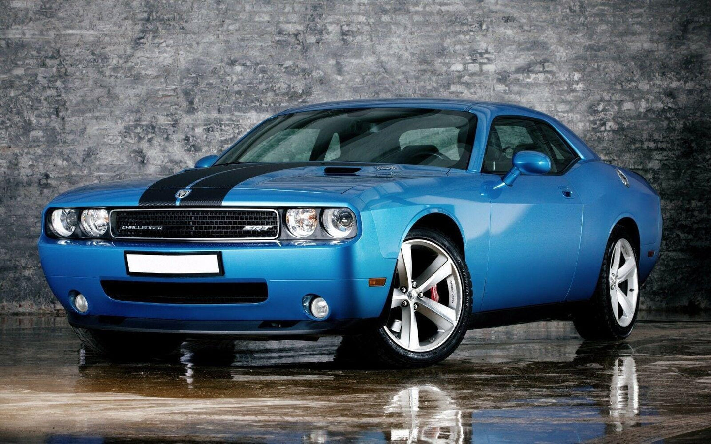 Dodge Challenger Muscle Car Gloss Print – Automotive Poster