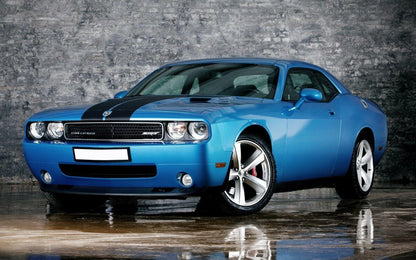 Dodge Challenger Muscle Car Gloss Print – Automotive Poster
