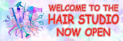 2 Personalised Hair Dresser Birthday Party Celebration Banners Decoration Poster