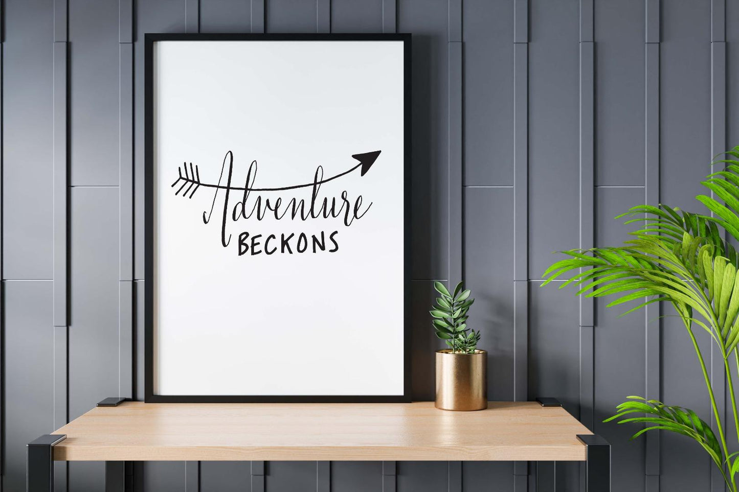 Adventure Beckons Inspirational Positive Thoughts Adventure Poster Print Wall