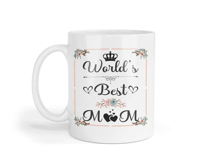 Worlds Best Mum Sweet Coffee Mug Mothers Day Mums Birthday Tea Cup & Coaster
