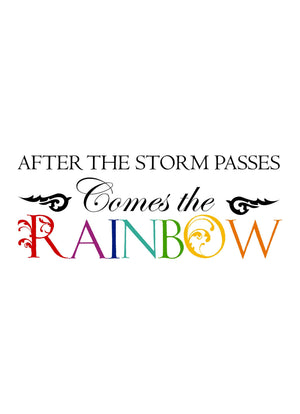 After The Storm Passes Motivational Positive Thought Quote Art Poster Print Wall