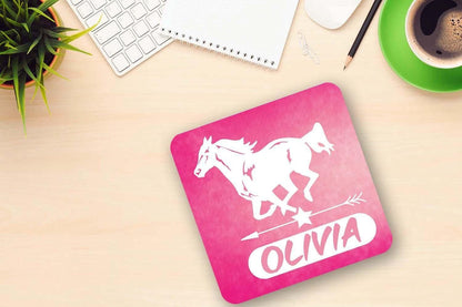 Personalised Horse Mug & Coaster Set: Equestrian Gift