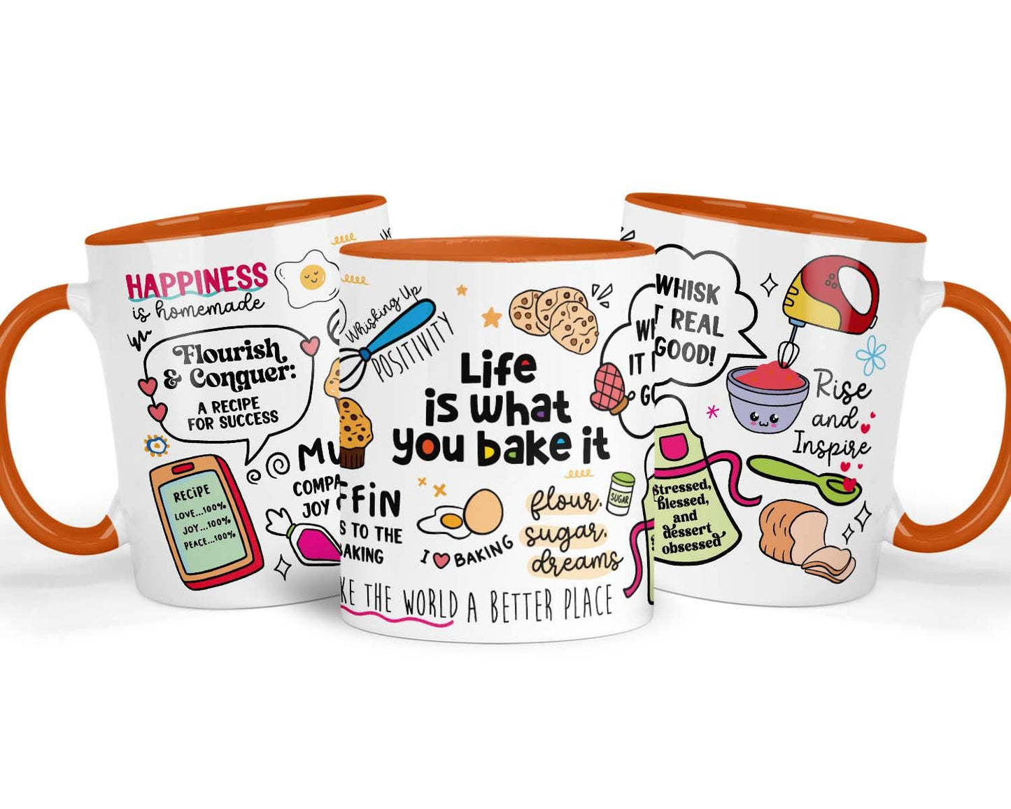 Baking Quote Mug: Inspirational Gift for Bakers & Food Lovers