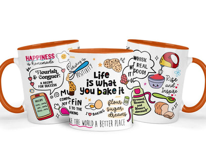 Baking Quote Mug: Inspirational Gift for Bakers & Food Lovers