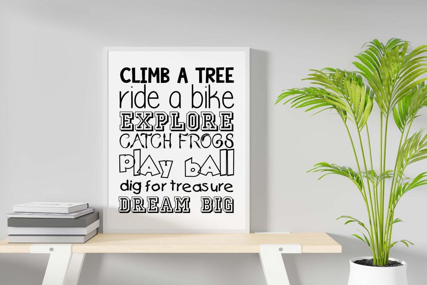 Be Helpful Stay Faithful Inspirational Positive Quote Art Poster Print Wall