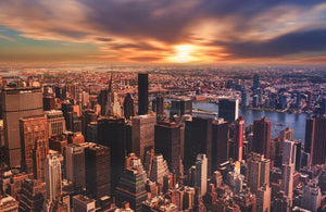 New York City Scape Giant Poster - A5 A4 A3 A2 A1 A0 Sizes