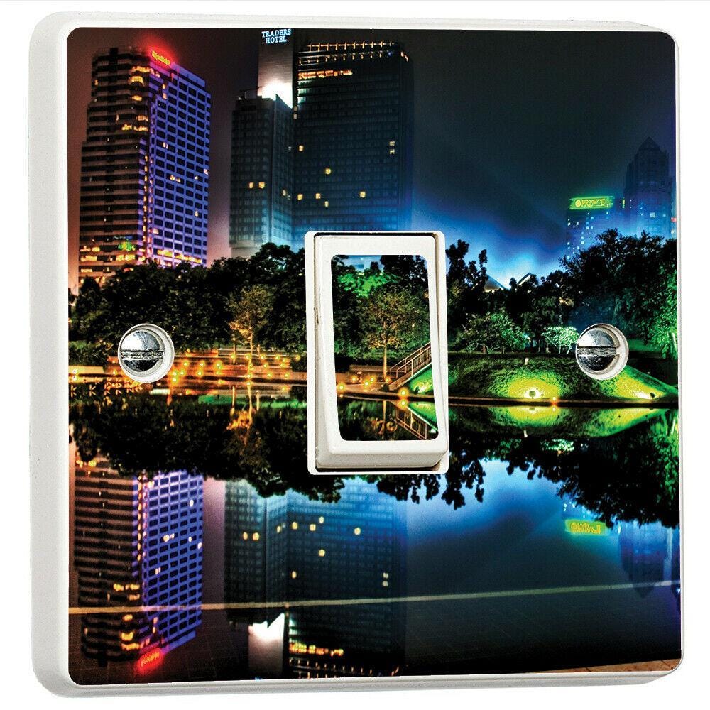 The Haze Of Kuala 3d Light Switch Sticker Cover Vinyl Skin Wall Decal Decor