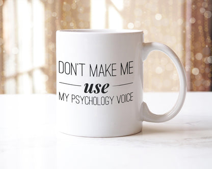 Psychology Voice Mug: Counselor Gift - UK Made