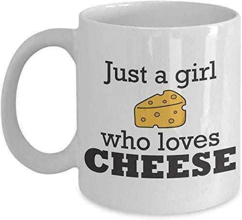 Cheese Lover Mug: Just A Girl Who Loves Cheese - UK Made