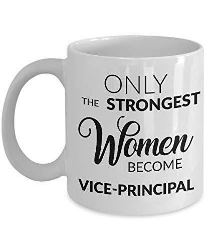Strong Women Vice Principal Mug: Novelty Gift for Teachers