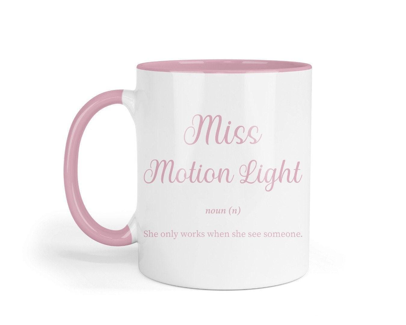 Motion Light Coworker Mug & Coaster Set: Funny Office Gift