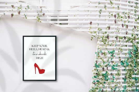 Fashion Quotes Bedroom Inspirational Wall Art Home Room Decor Print Poster