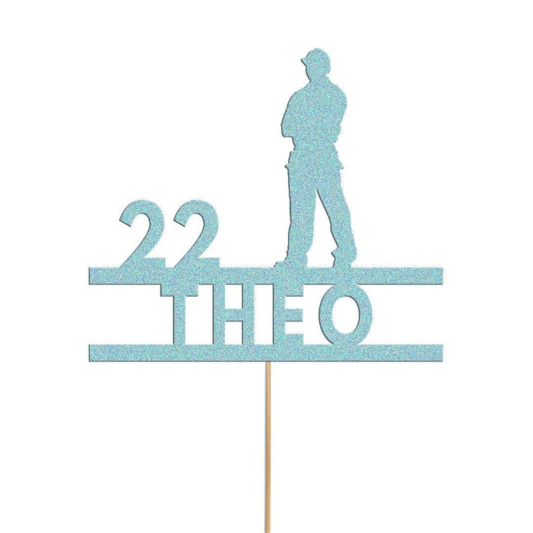 Personalised Plumber Construction Builder Cake Topper Electrician Cake Decoration Any Name and Age