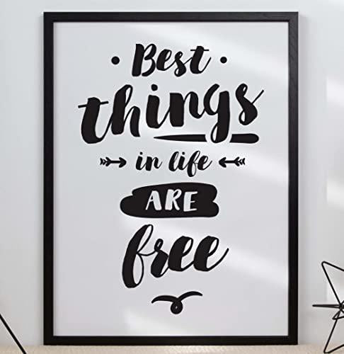 Best Thing In Life Motivational Inspirational Positive Thought Poster Print Wall