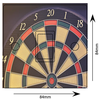 Dart Board Pub Games Light Switch Sticker Cover Vinyl Skin Wall Decal Decor
