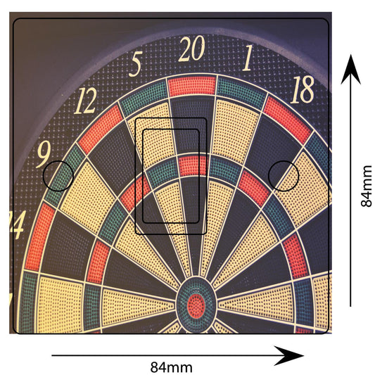 Dart Board Pub Games Light Switch Sticker Cover Vinyl Skin Wall Decal Decor