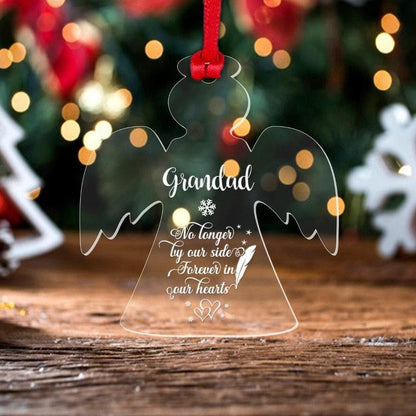 Personalised Name Memorial Christmas Bauble Xmas Ornament Remembrance Poem Gift