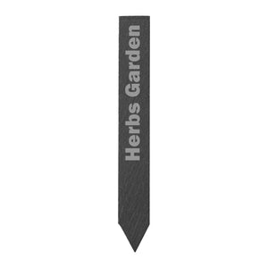 Personalised Slate Garden Markers: Laser Engraved Plant Labels