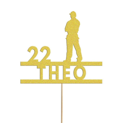 Personalised Plumber Construction Builder Cake Topper Electrician Cake Decoration Any Name and Age