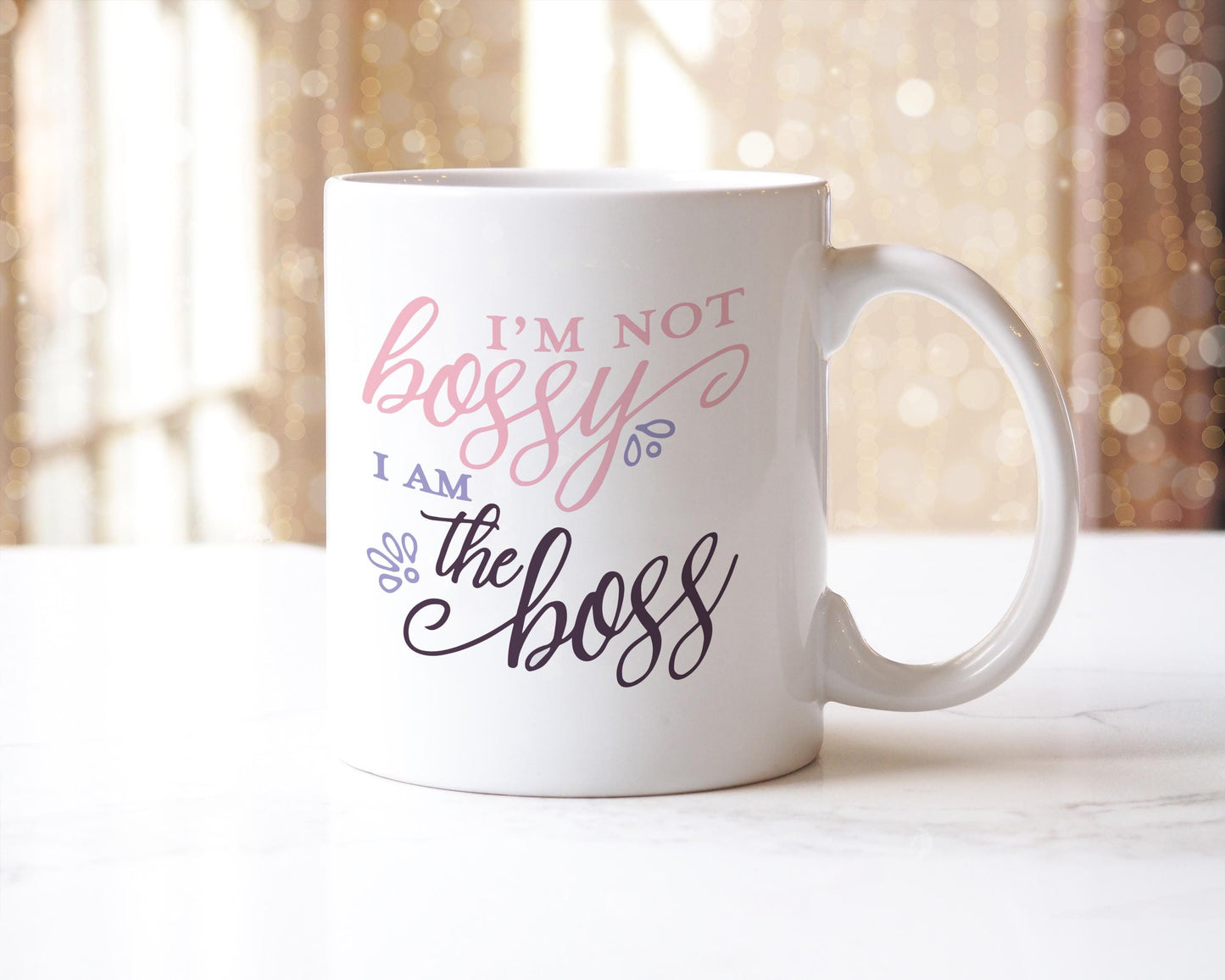 I'm Not Bossy I Am The Boss Mug: Humorous Office Coffee Cup