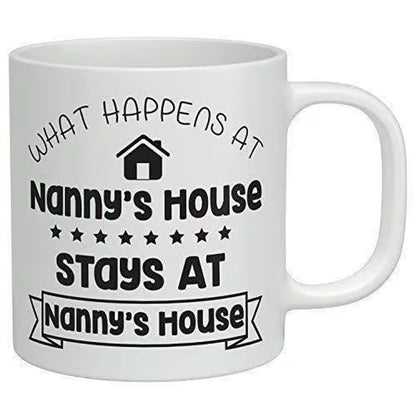 Nanny's House Mug: Funny Coffee Cup Gift - UK Made