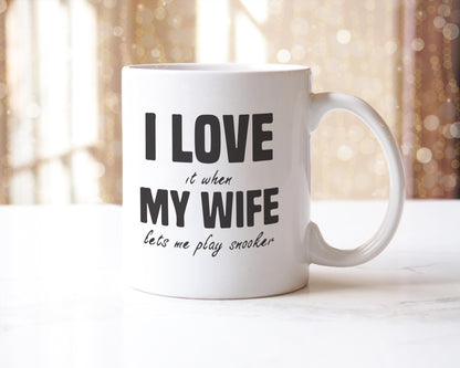 Snooker Mug: Funny Novelty Gift for Husband, Boyfriend