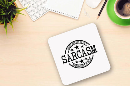Proud Member Of The Sarcasm Appreciation Club - Novelty Mug & Coaster Coffee Tea Cup Gift