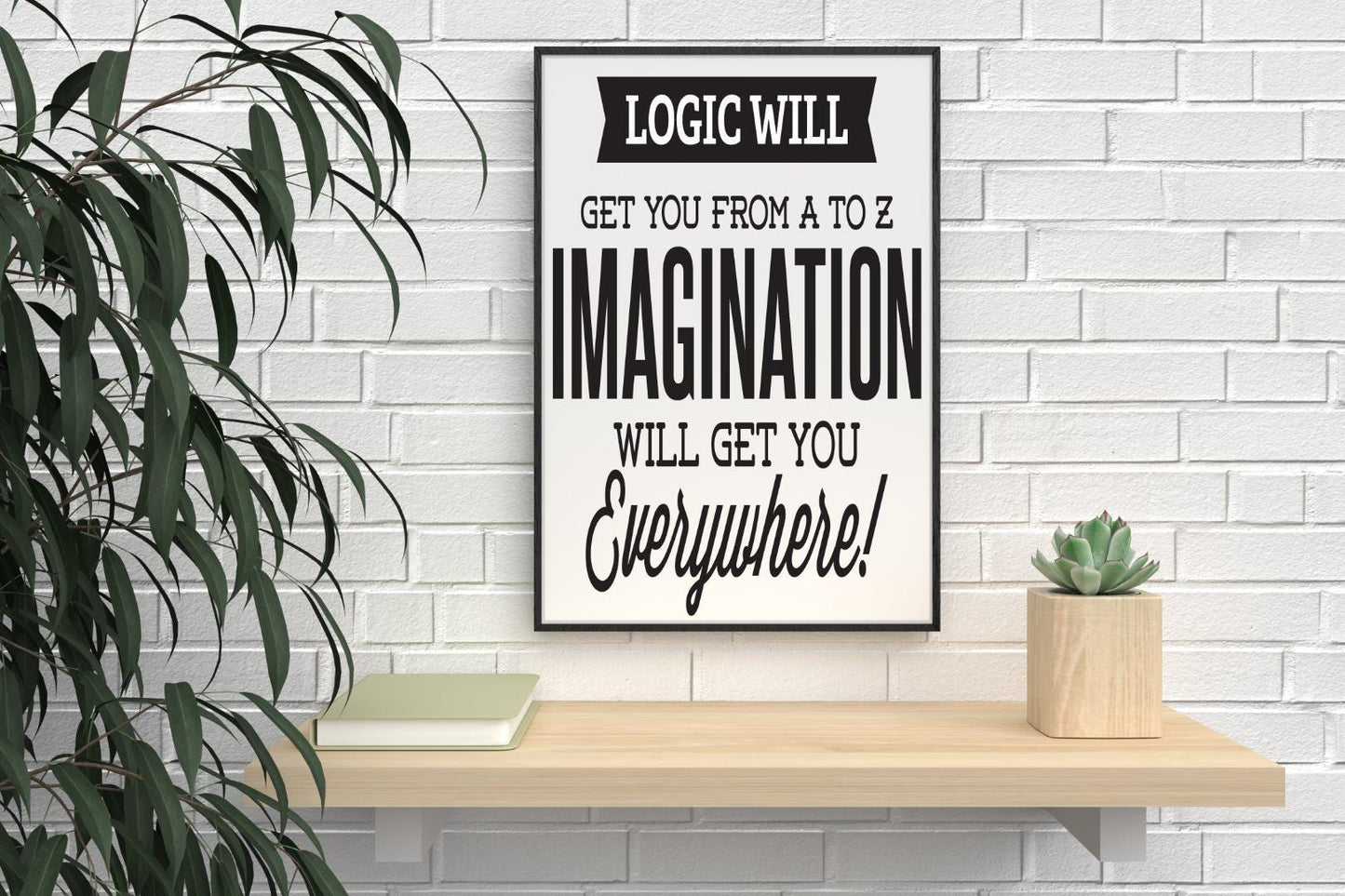 Inspirational Quote Poster: Predict the Future - Invent It