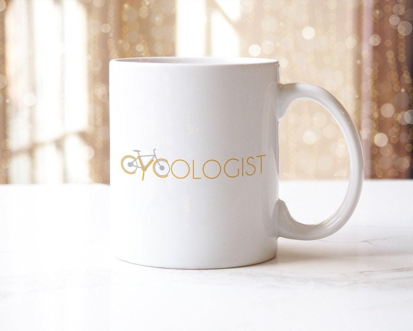 Cycologist Coffee Mug & Coaster Set - Cycling Lover Gift