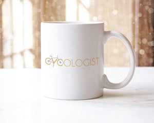 Cycologist Coffee Mug & Coaster Set - Cycling Lover Gift