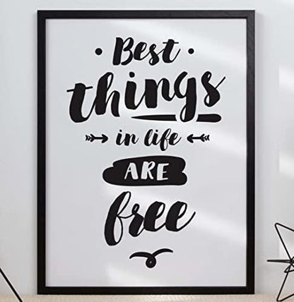 Best Thing In Life Motivational Inspirational Positive Thought Poster Print Wall