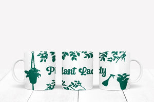 Plant Lady Mug And Coaster Gift Set Gardener Gardening Birthday Gift Keepsake