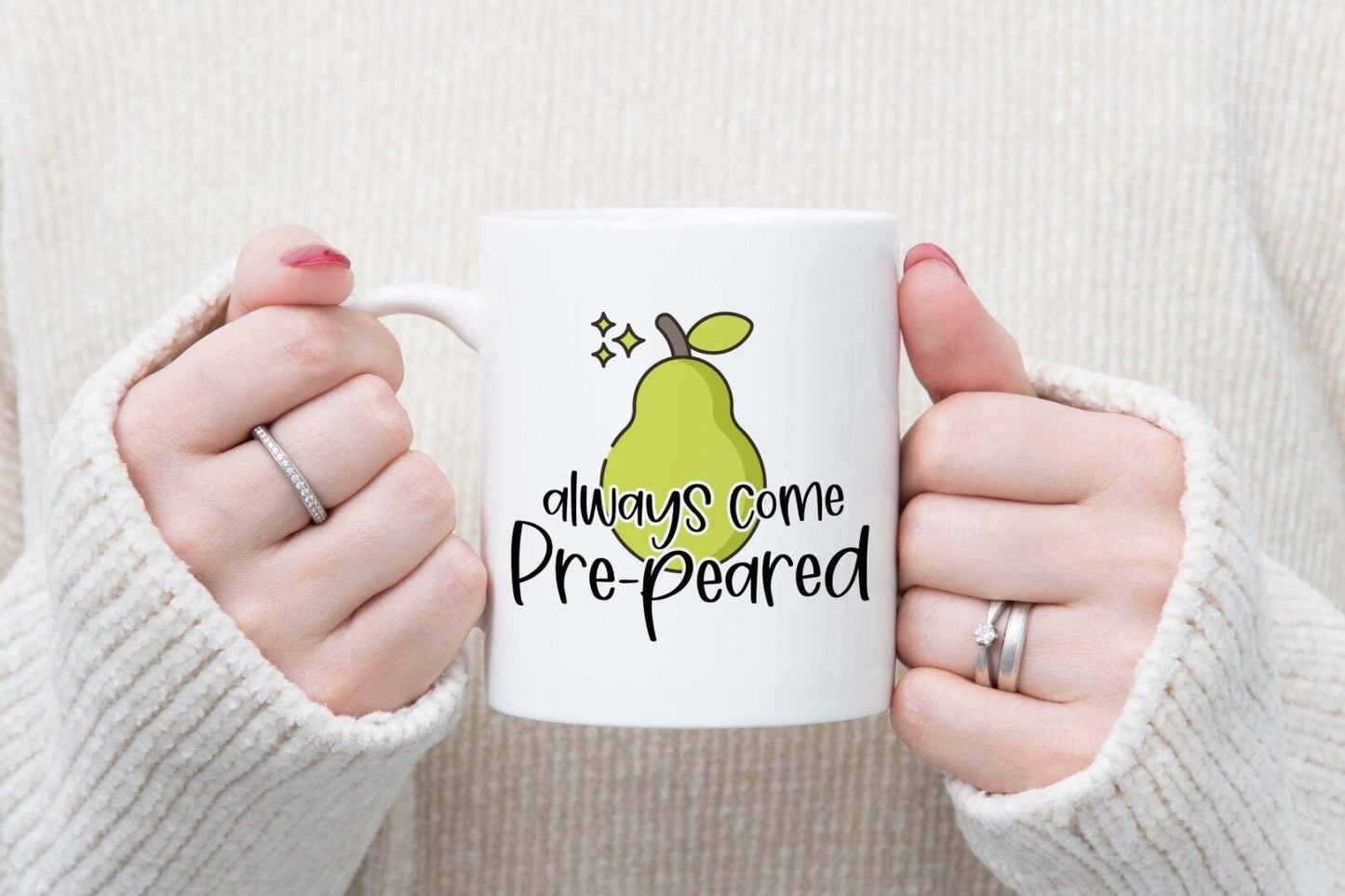 Always Come Pre-peared Mug And Coaster Gift Set Funny Office Work Colleague Gift