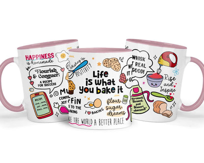 Baking Quote Mug: Inspirational Gift for Bakers & Food Lovers