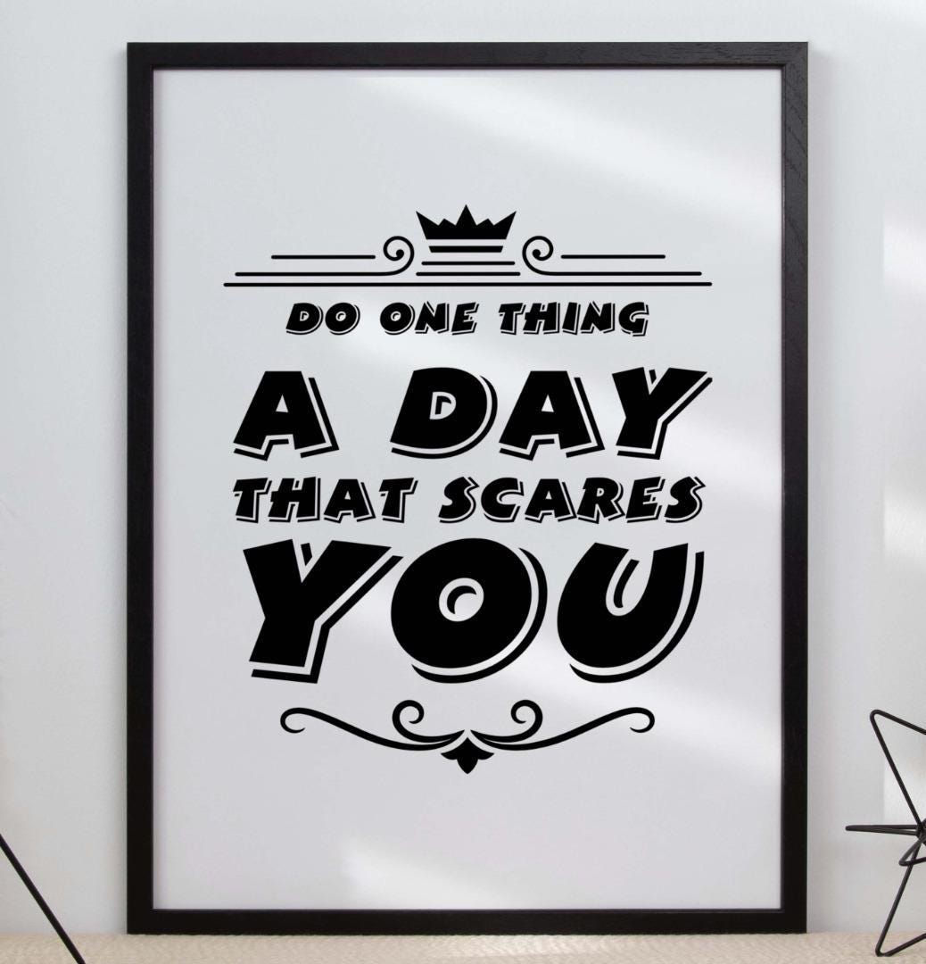 Do One Thing A Day Motivational Inspirational Love Positive Quote Poster Wall