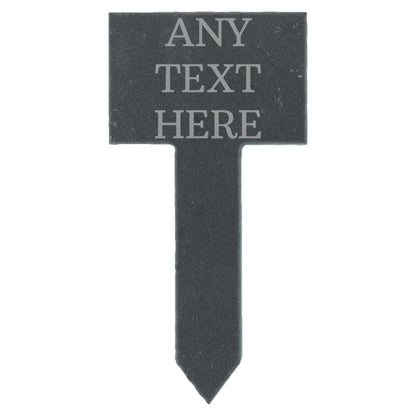 Personalised Slate Plant Markers Any Text Laser Engraved Plant Labels