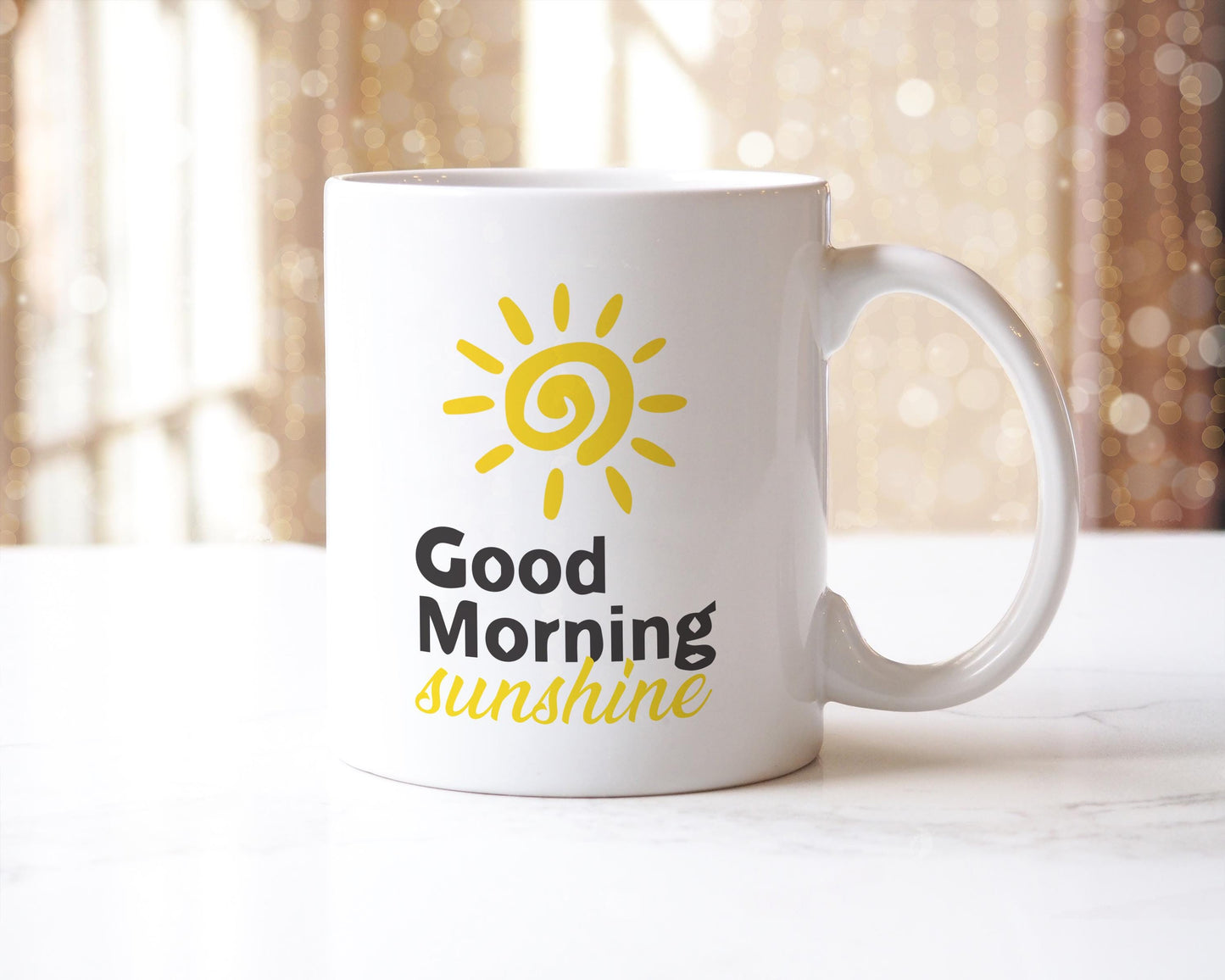 Good Morning Sunshine Mug: Funny Coffee Cup - UK Made