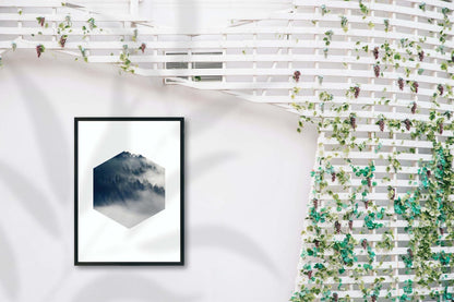 Forest Tree Fog Bedroom Woodland Minimalist Wall Art Home Decor Print Poster