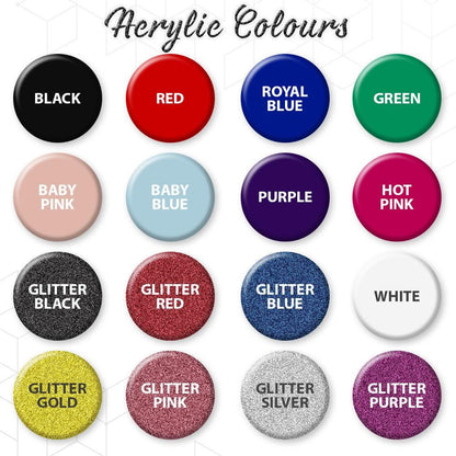 Personalised Motorbike Birthday Cake Topper Acrylic Motorcycle Biker Decoration