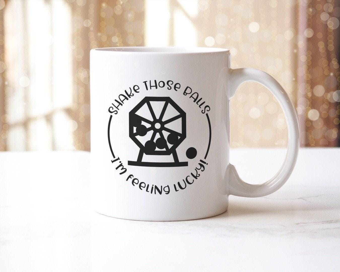 Shake Those Balls - Funny Bingo Coffee Mug and Coaster Set