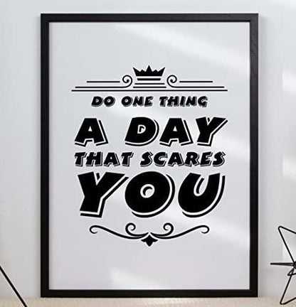 Do One Thing A Day Motivational Inspirational Love Positive Quote Poster Wall