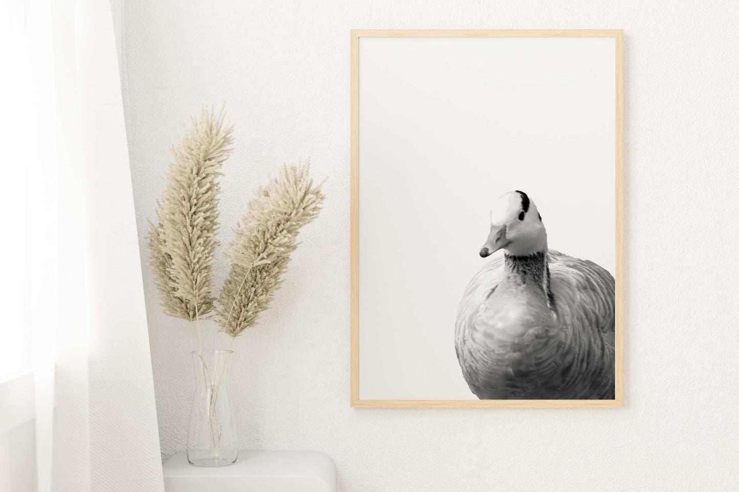 Goose Farmhouse Kids Bedroom Forest Birds Wall Art Home Decor Print Poster
