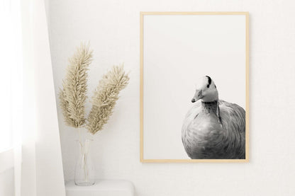 Goose Farmhouse Kids Bedroom Forest Birds Wall Art Home Decor Print Poster