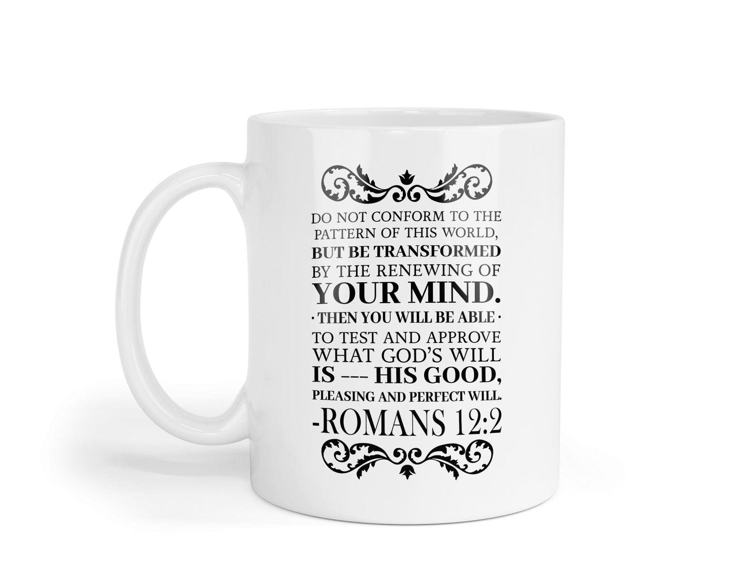 Inspirational Bible Verse Mug: Religious Gift for Friends & Family