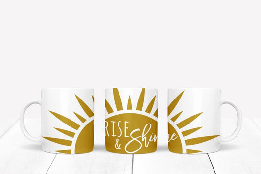 Rise and Shine Coffee Mug & Coaster Set: Sunshine Birthday Gift
